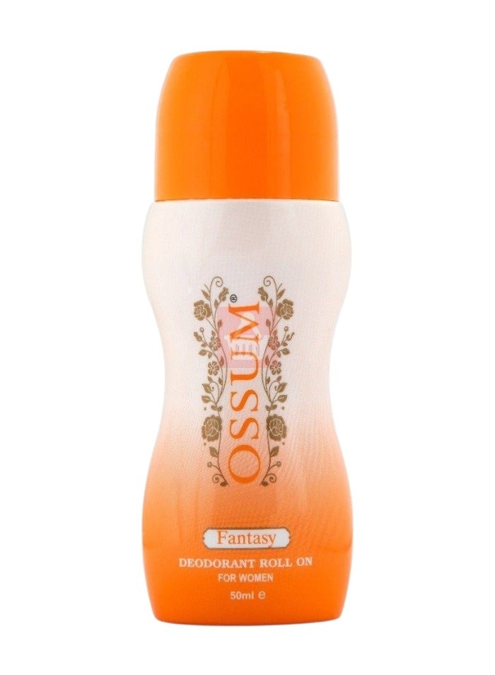 مزيل عرق فانتسي رول أون للنساء، خالٍ من الكحول، 50 مل